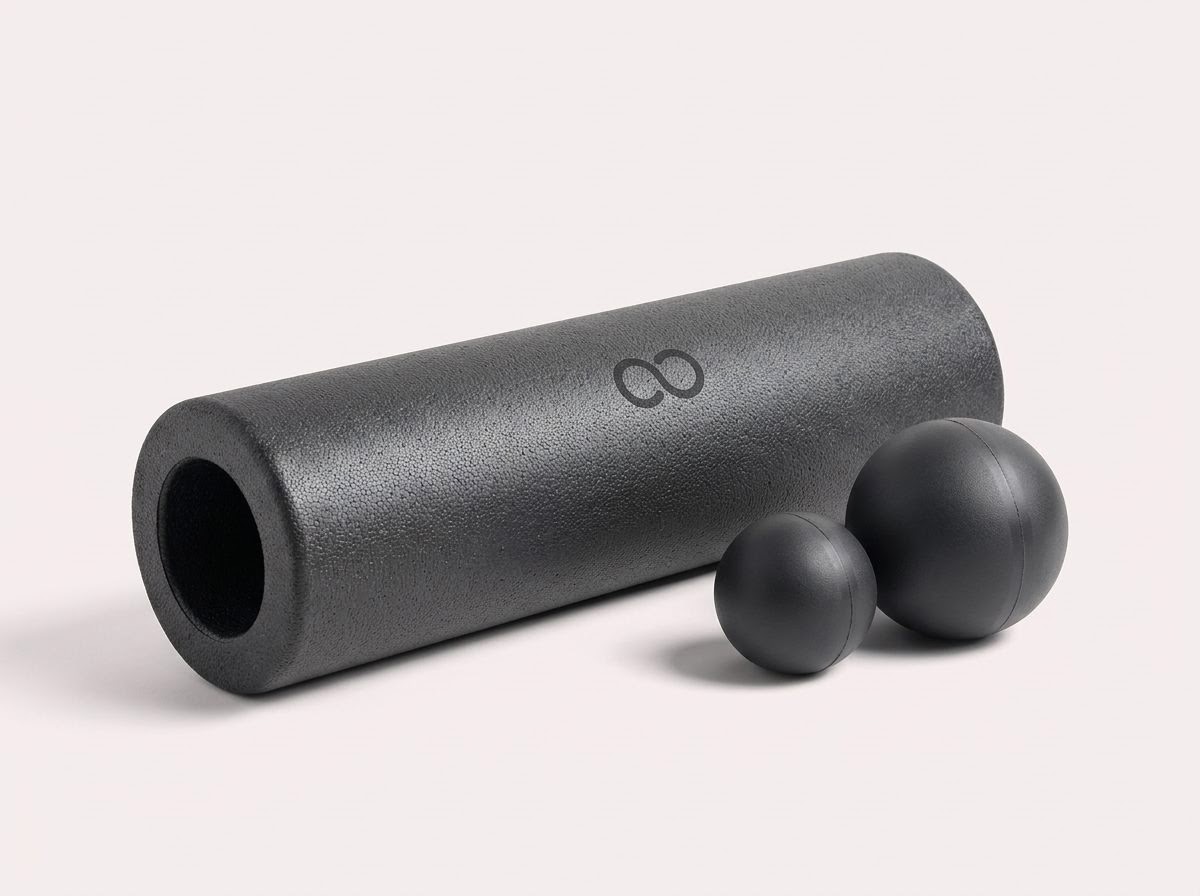 Foam roller and ball set
